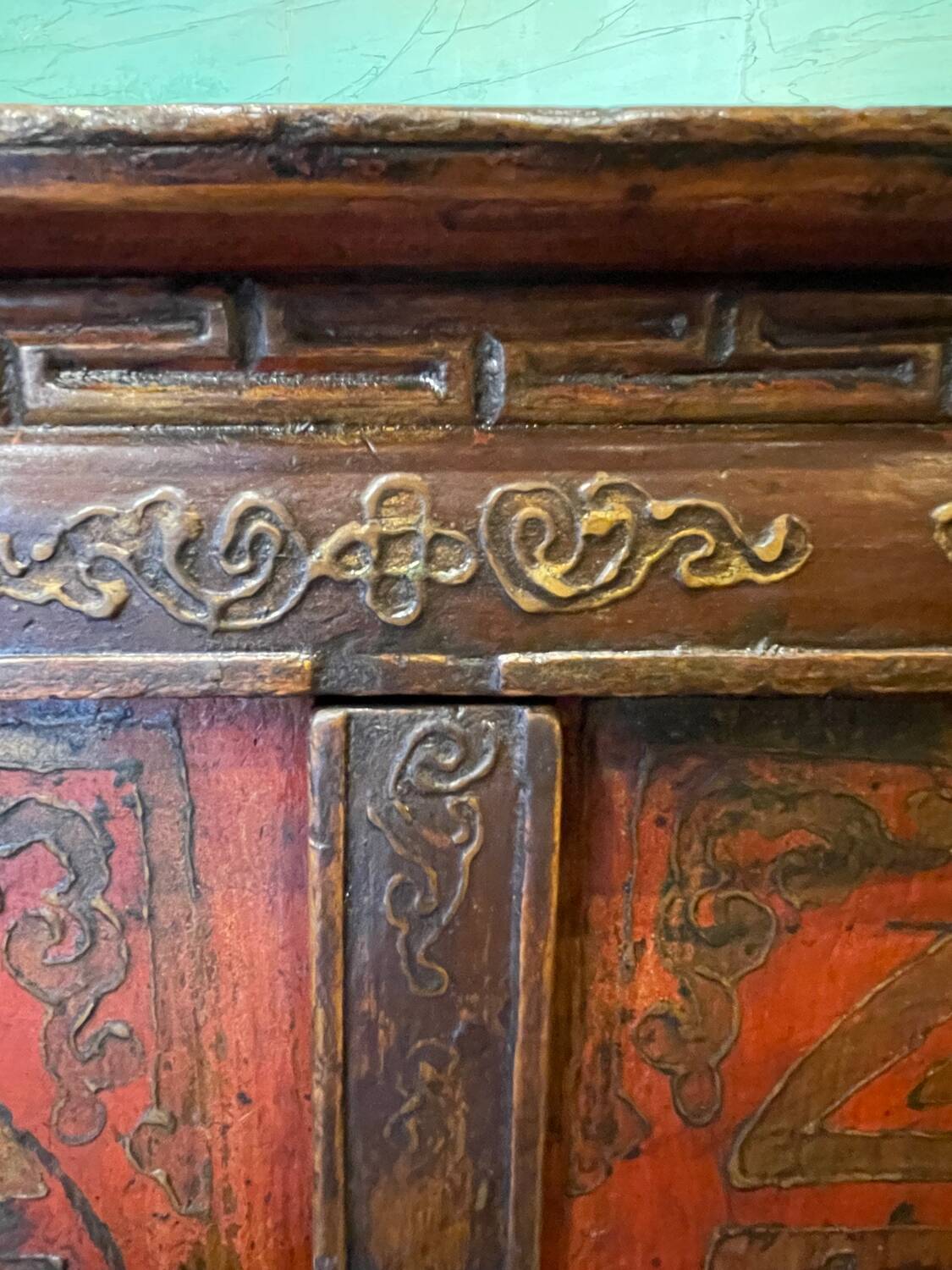 Tibetan 4-door sideboard