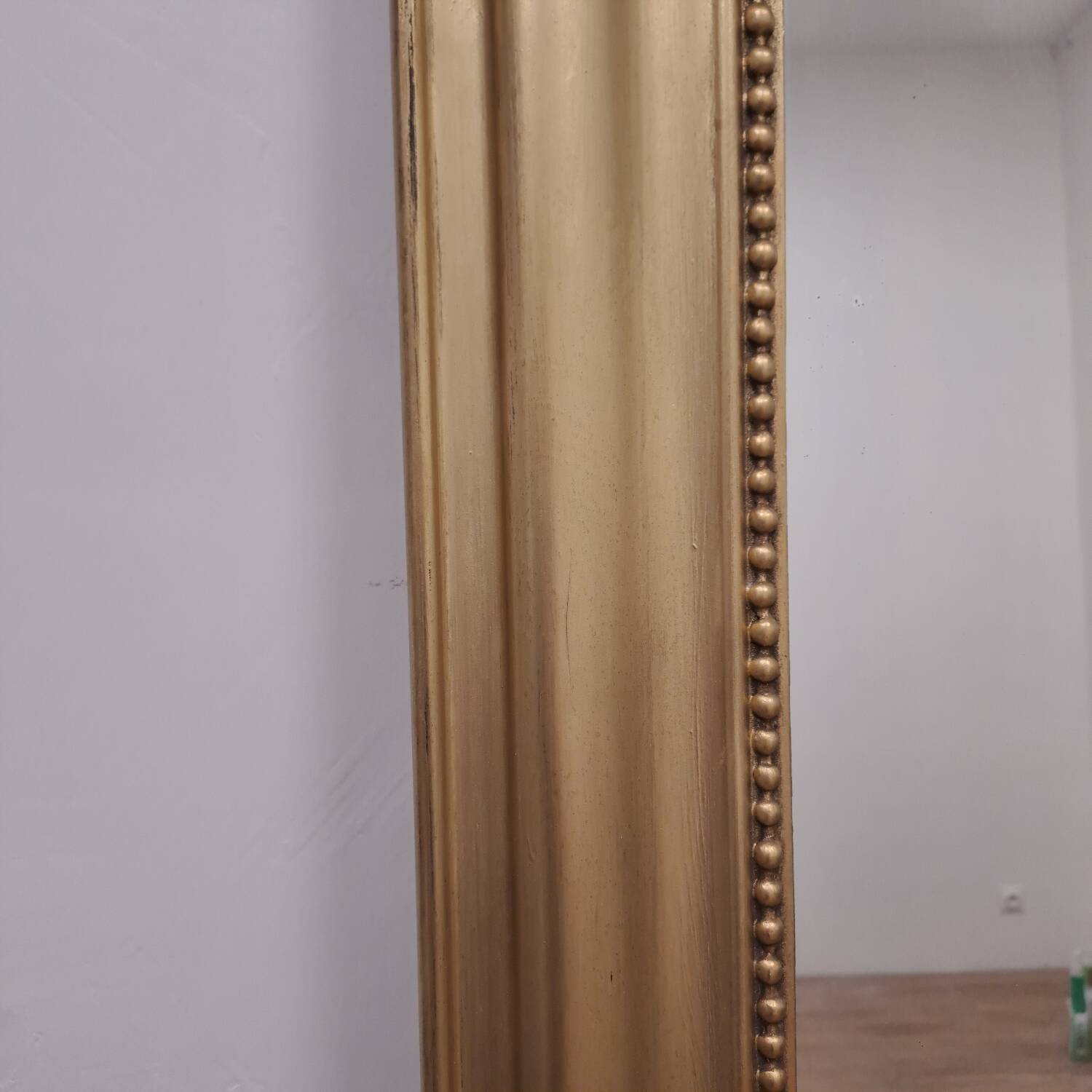 Louis Philippe mirror 105 x 77 cm old gilded