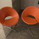 Italian leather chair foot swivel stainless metal