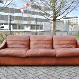 Vintage oxred Rolf Benz Leather Sofa