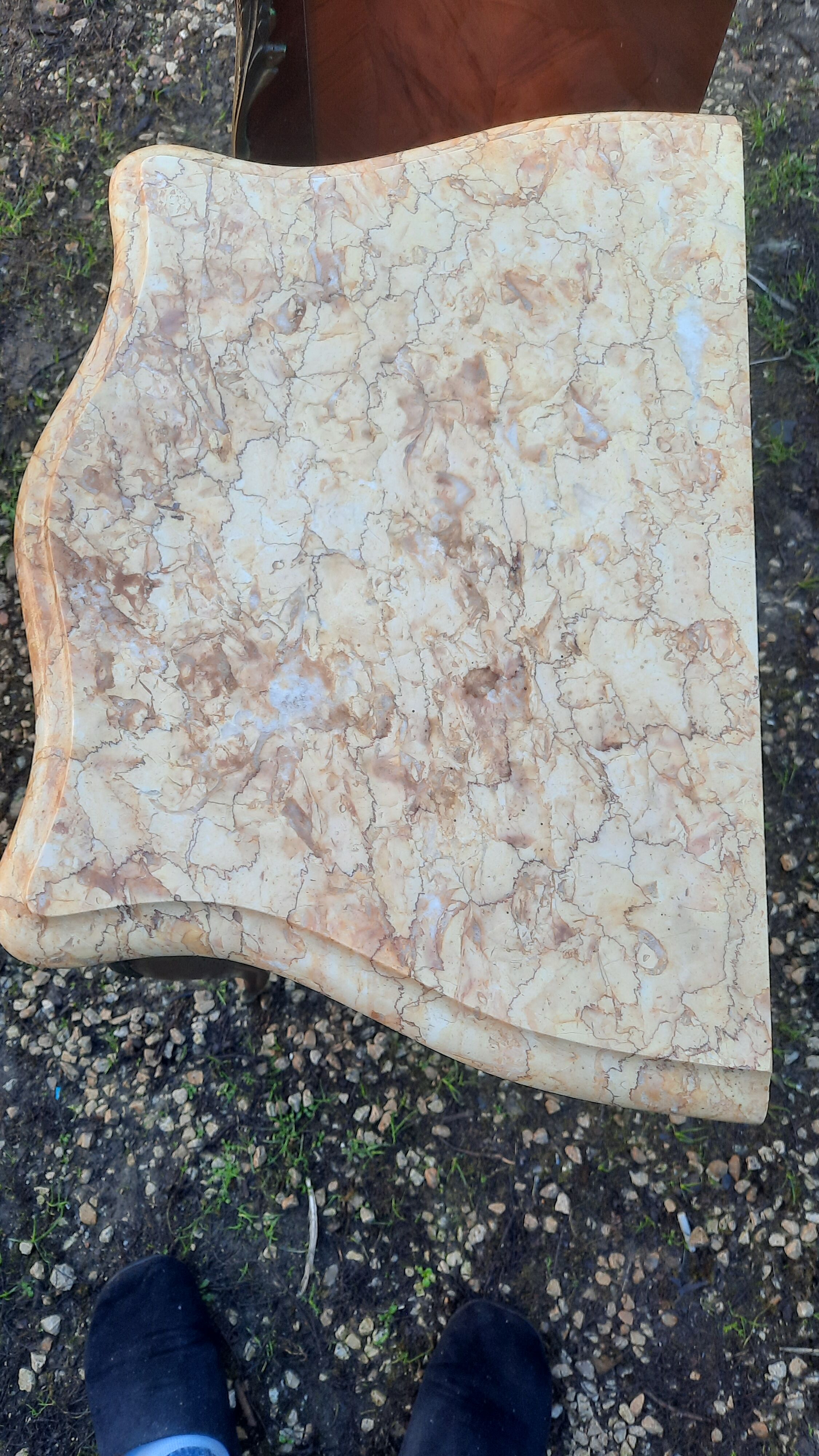 Pair of bedside rocaille style