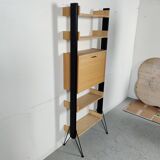 Scandinavian modular shelving system on legs, 60s