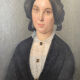 Portrait de femme école du XIXeme siècle