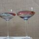 Multi-colored crystal glasses