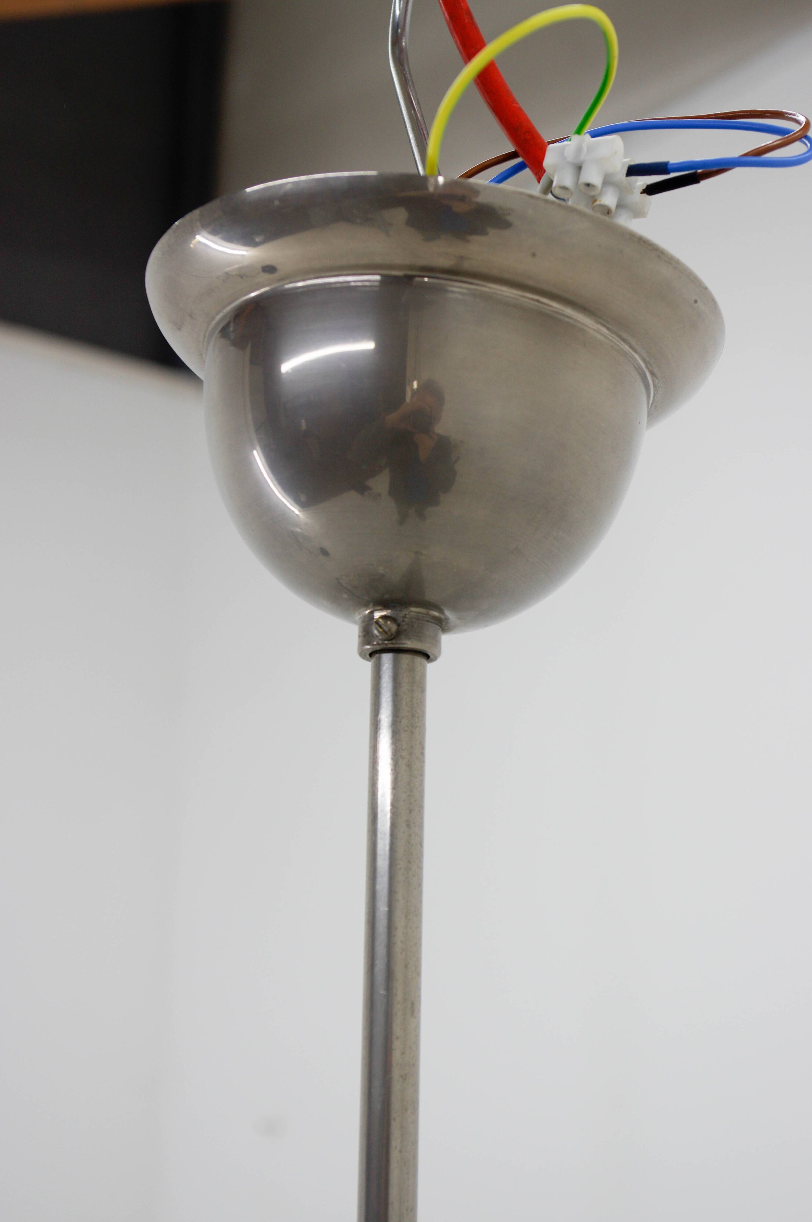 Bauhaus / Functionalist Pendant, 1930s, Restored