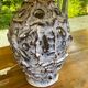 Vintage ceramic shell lamp signed Vallauris