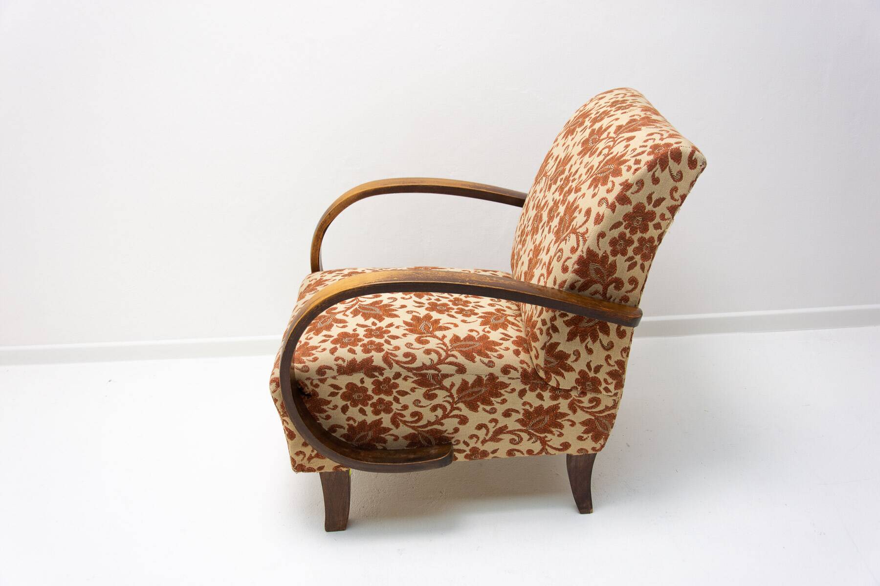 Mid century bentwood armchair by Jindřich Halabala for UP Závody, 1950´s
