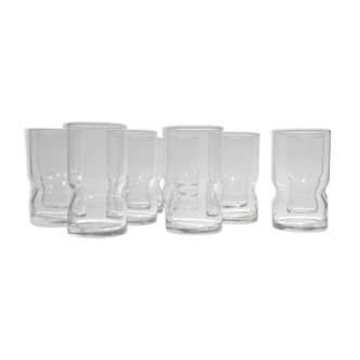 Series of 11 Italian glasses