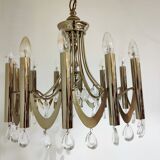 Chrome classic chandelier, 1960