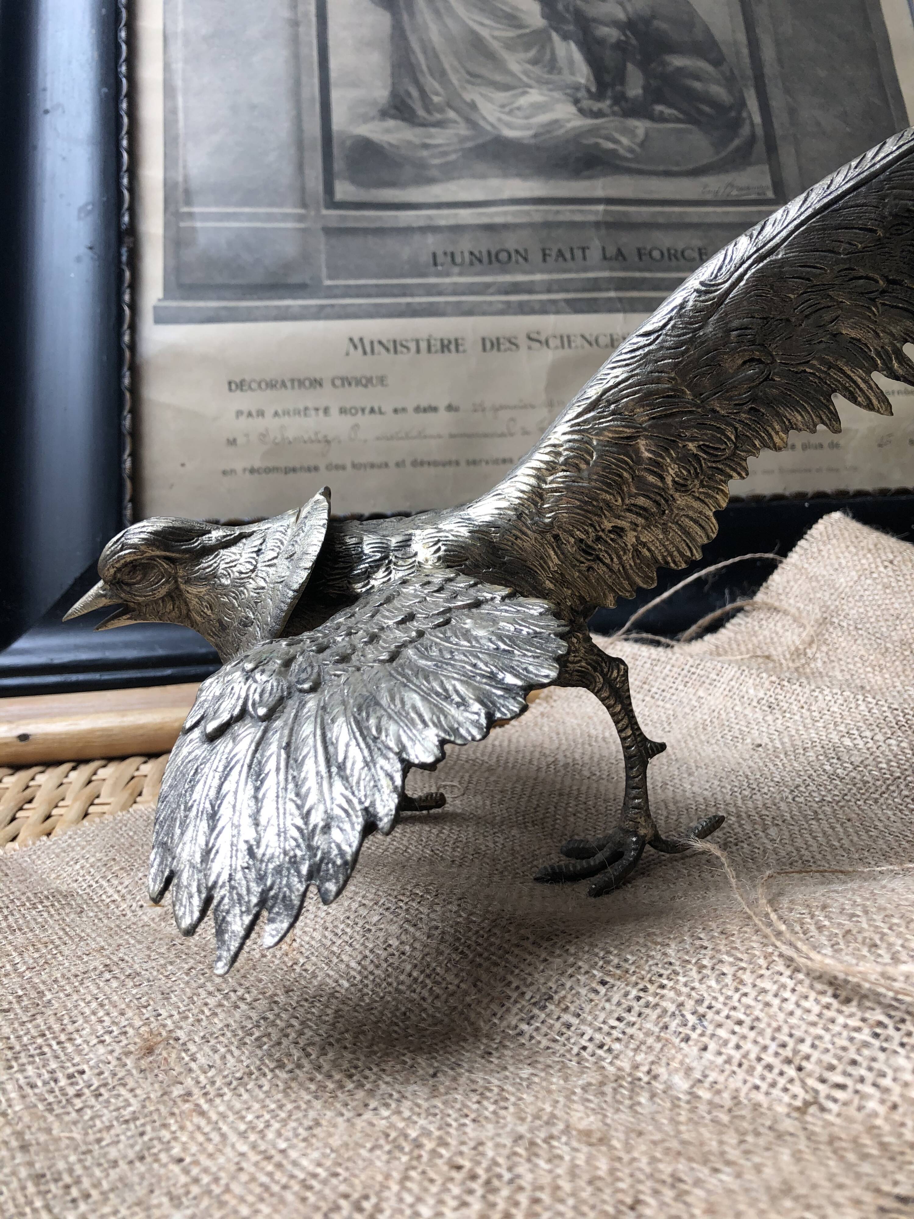 Metal pheasant