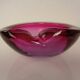 Sommerso Murano Glass Ashtray, Italy, 1960s