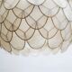 Suspension fleur vintage en nacre