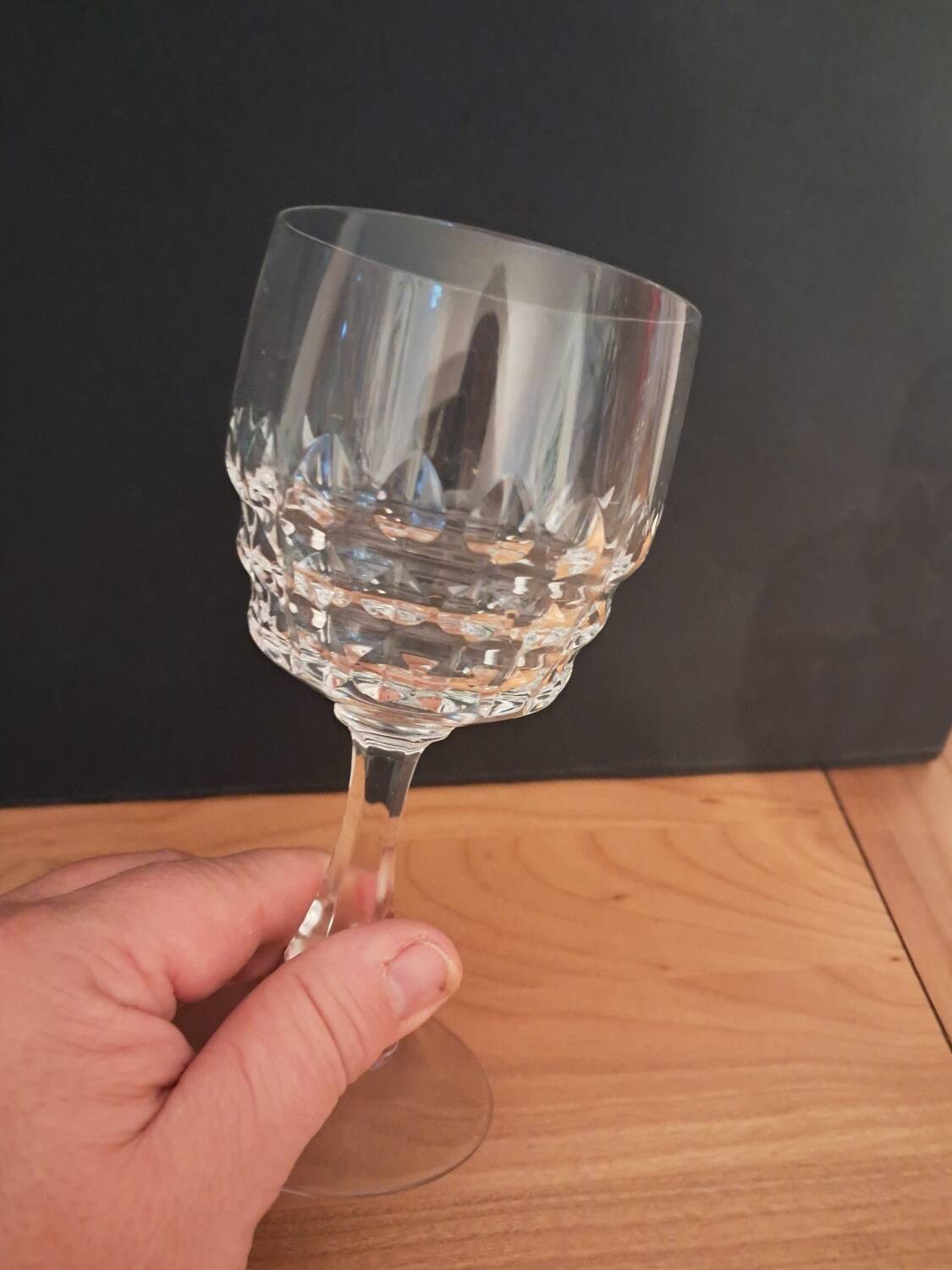 6 verres en cristal d'arques Modèle Montmartre neufs