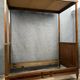 Parisian Louis XVI style four-poster bed in mahogany and gilded bronze circa 1850