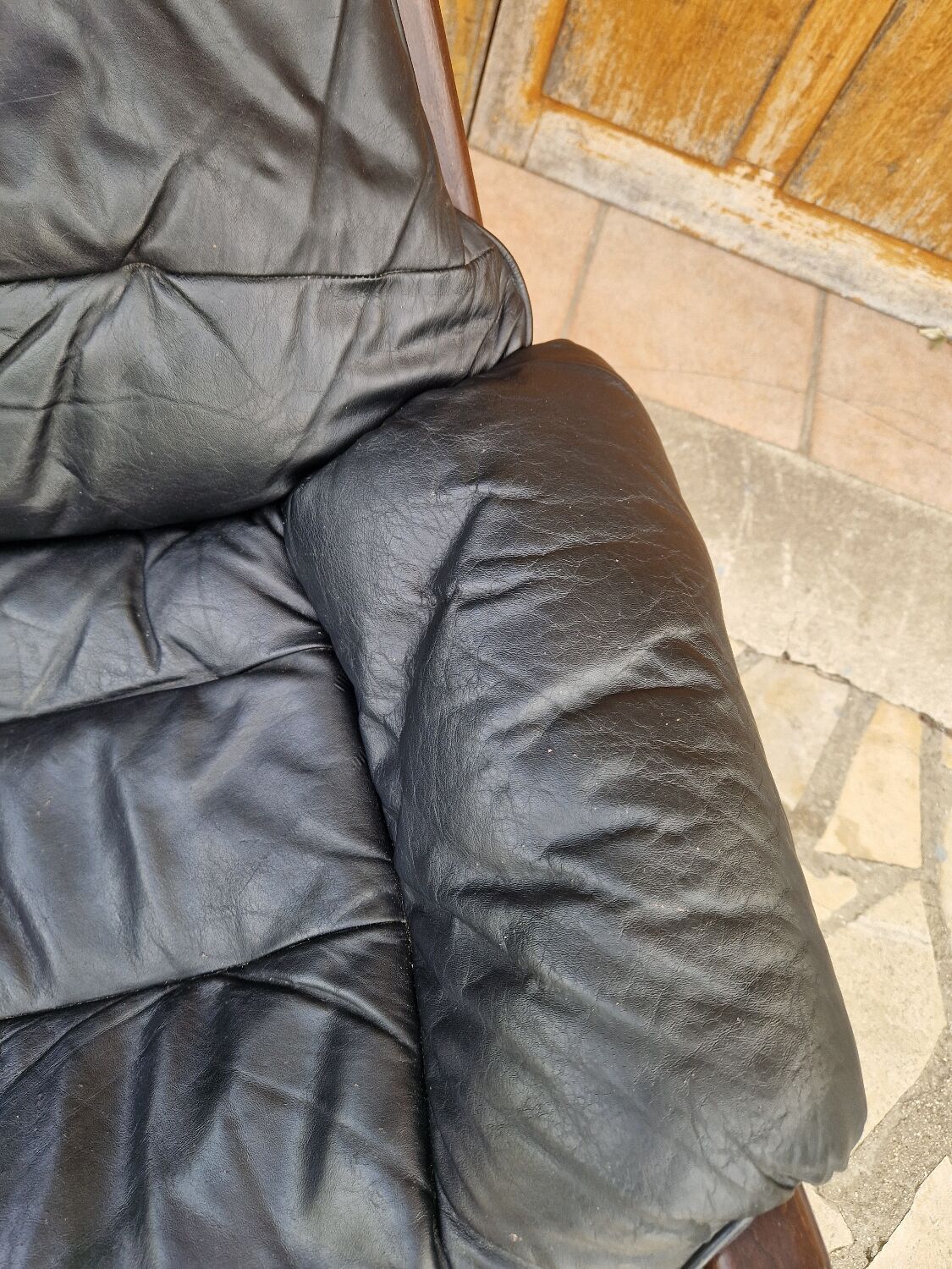 Nassjo Scandinavian armchair by Gote Mobler, Sweden