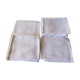 Lot of 6 towels old Monogram white "fw"