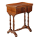 Antique mahogany sewing table with drawer, Italy, 19th century