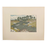 Lithographie par Henri Rivière