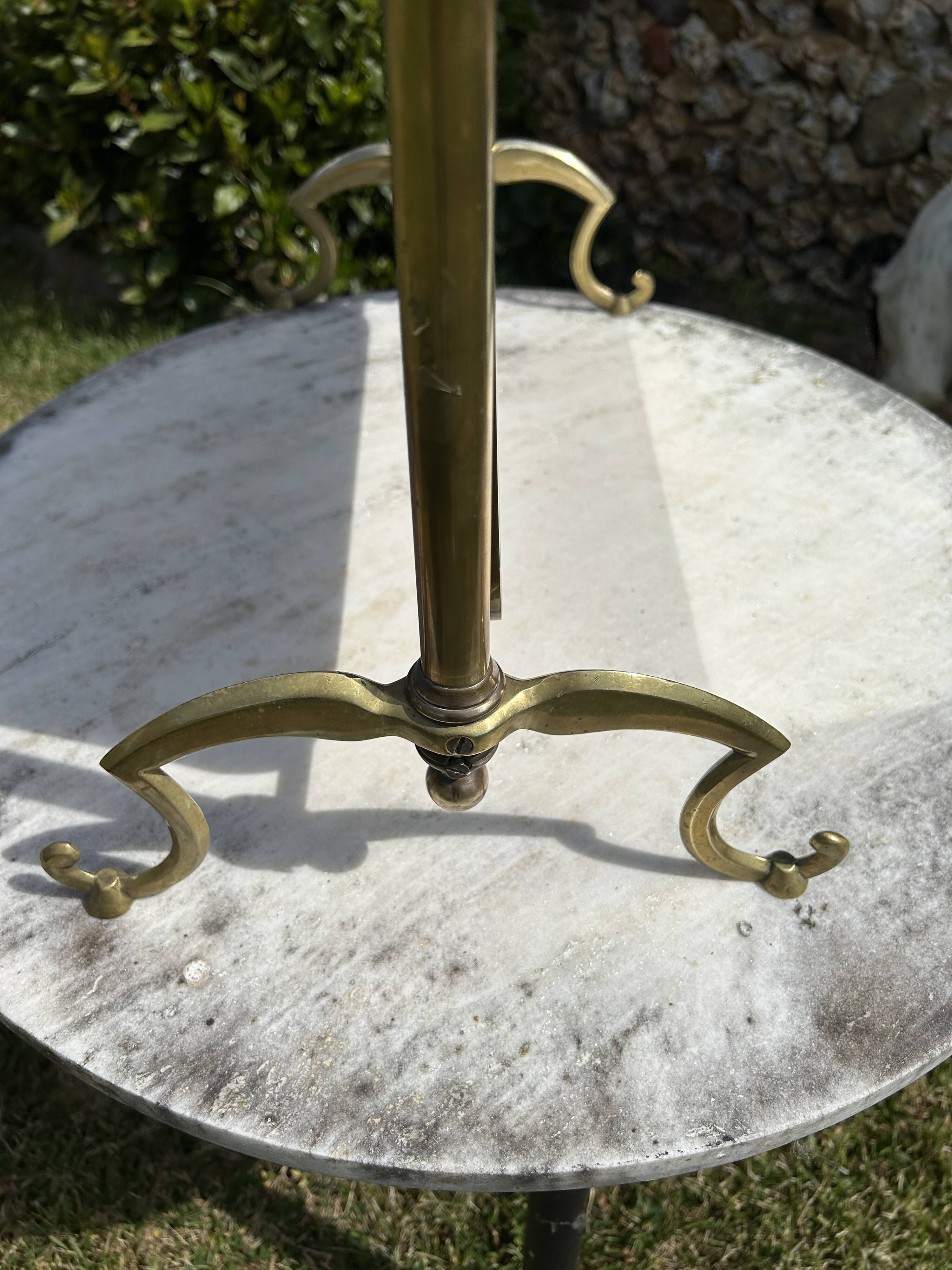 Miroir de bottier en laiton 1900