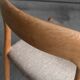 Set of 4 dining chairs 'model 75' by Niels Otto Moller