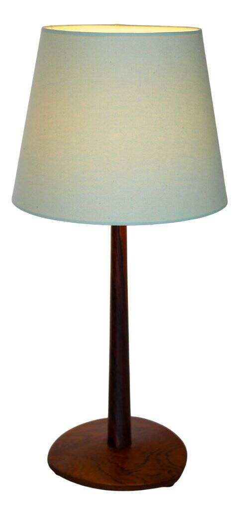 Modern teak table lamp from Eskilstuna Armatur