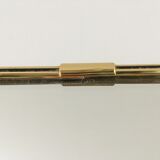 Asymmetrical mirror gold metal 60s