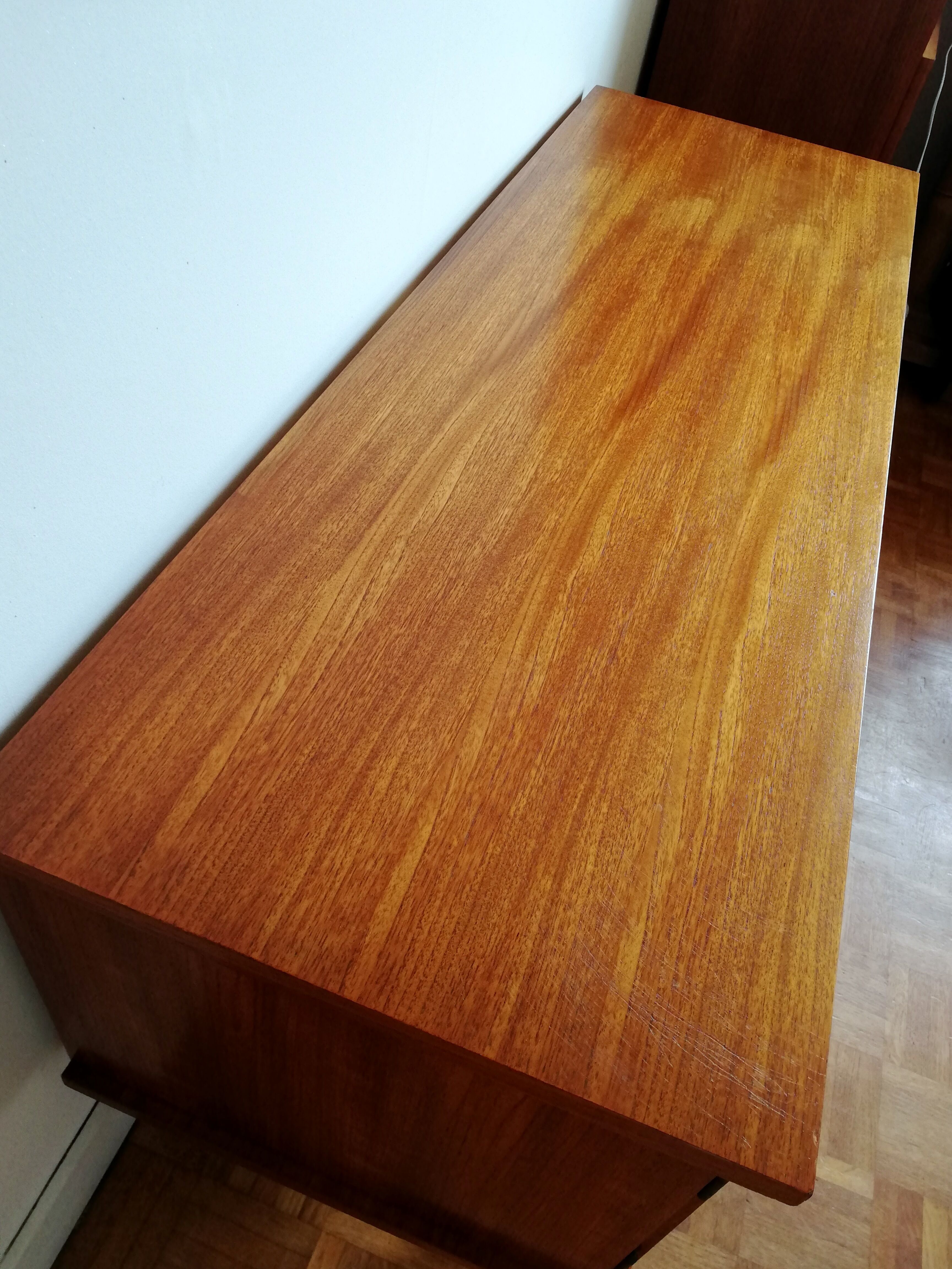 Enfilade furniture tv Scandinavian teak 60s