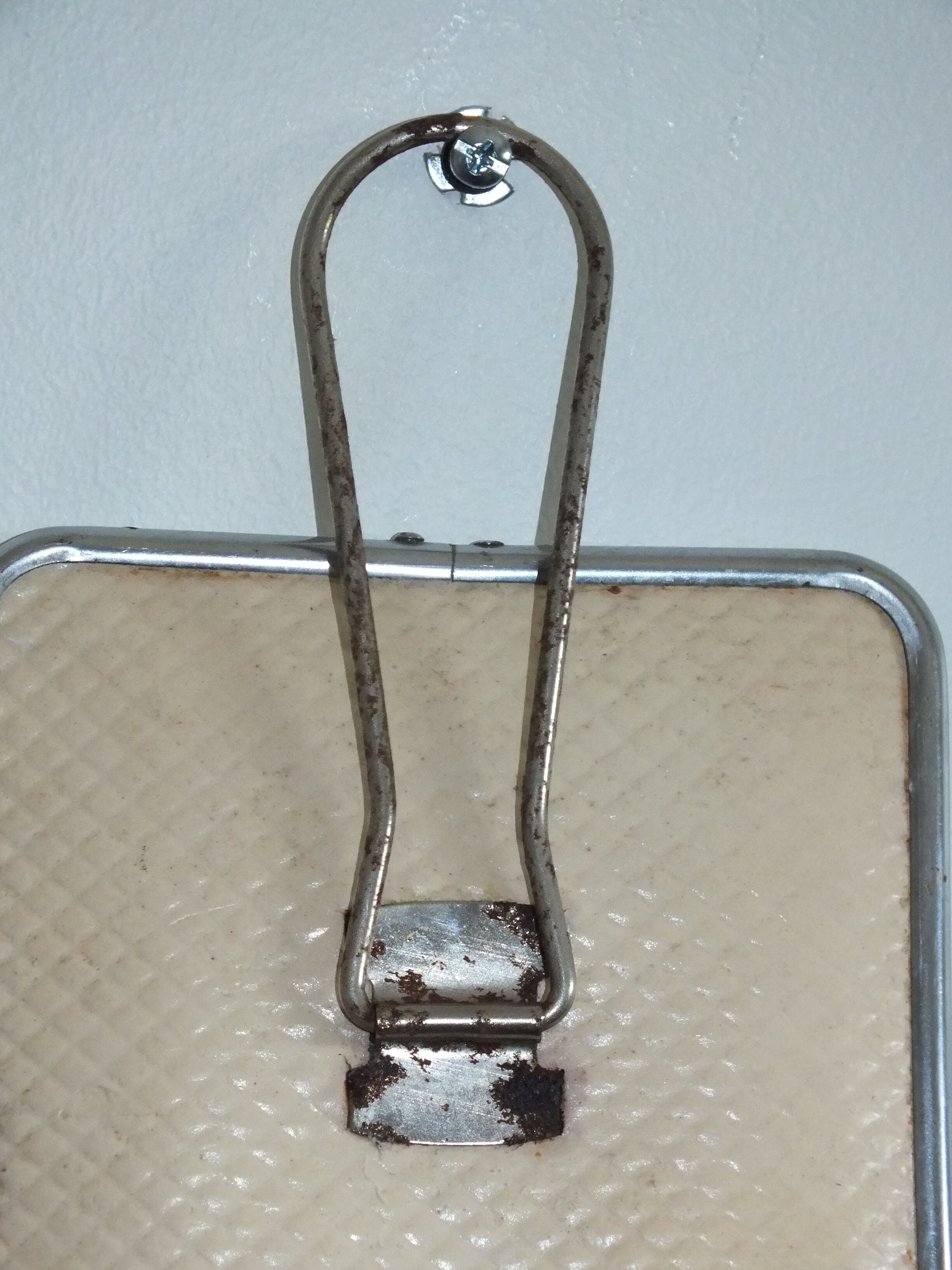 Ancien miroir de rasage des années 50 - 18x13cm