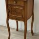 Nightstand Antique Wood and MARBLE