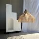 Rattan pendant lamp in the shape of a flower