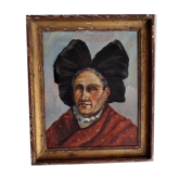 Portrait sur panneau