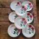 Assiettes plates Vernon – H.B.C. – années 40