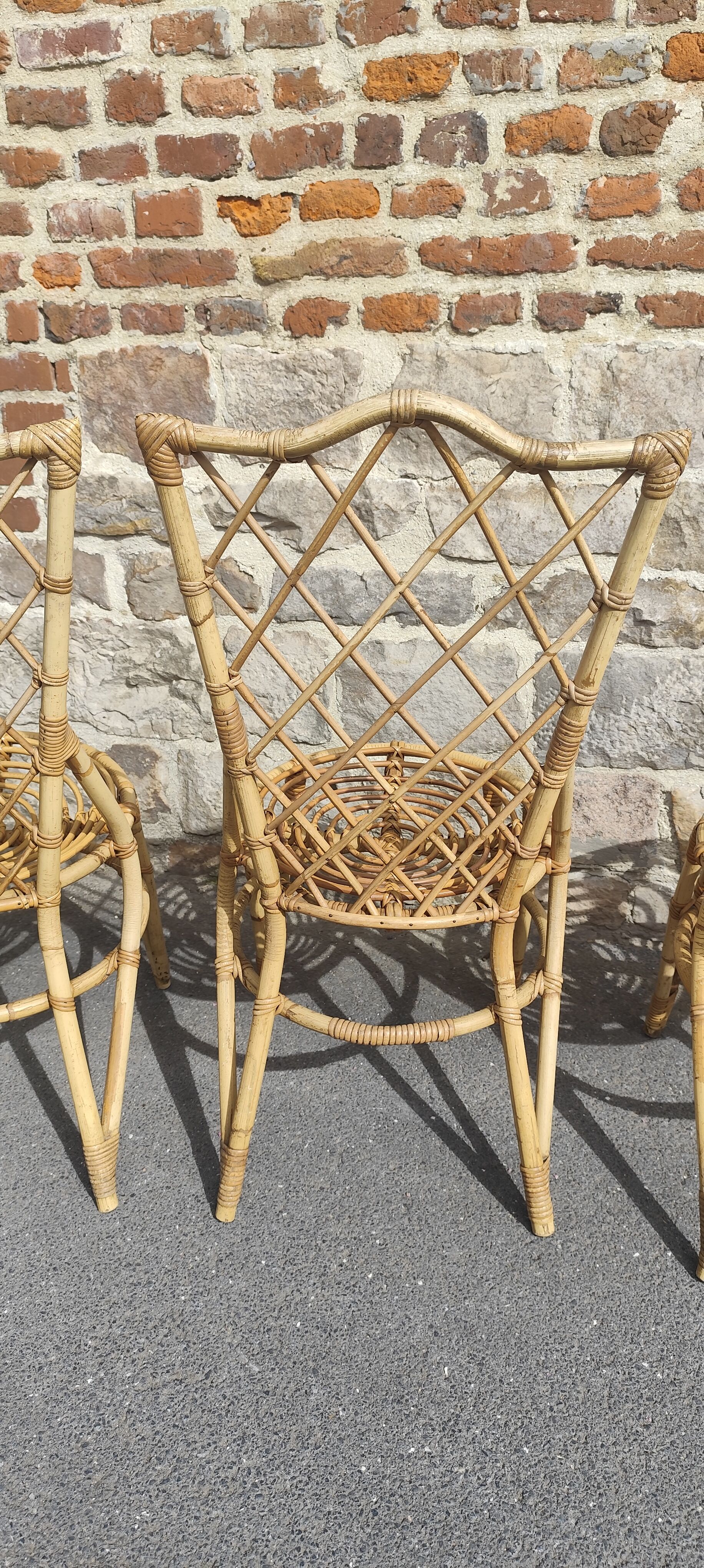 Lot de 4 chaises Louis Sognot
