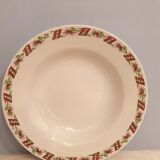 Assorted 4 plates in red and green tones