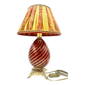 Lampe de table verre - couleur