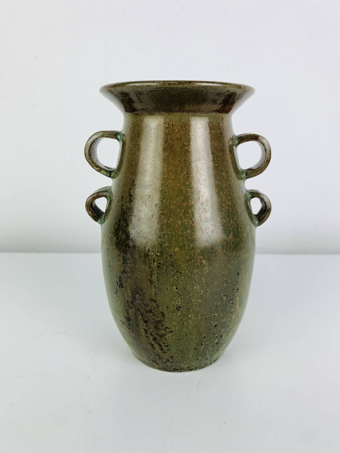 Vintage ceramic vase in Art Nouveau style