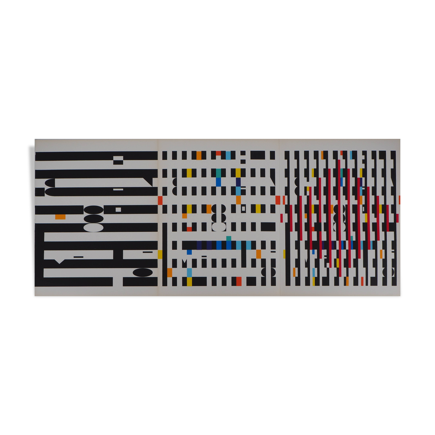 Yaacov Agam: Kinetic Composition - Original Screenprint