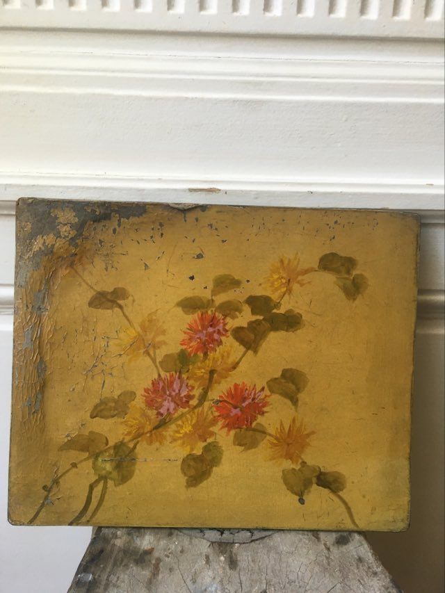 Painting ancient oil