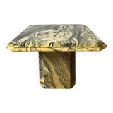 Octagonal marble coffee table
