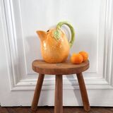 Pichet barbotine orange