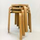 Suite de 3 tabourets Alvar Aalto pour Artek