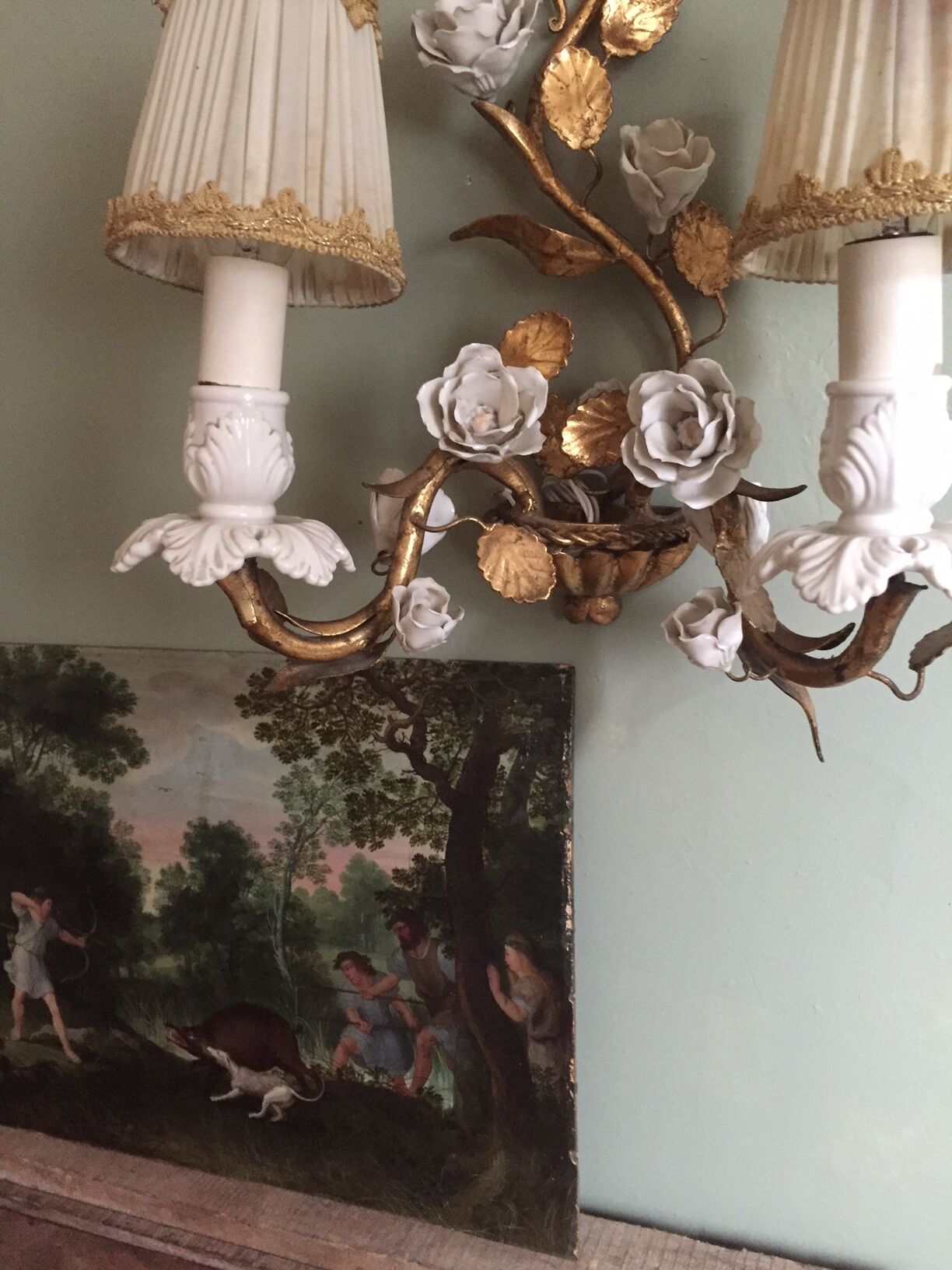 Porcelain sconces