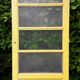 Door vintage translucent glazing