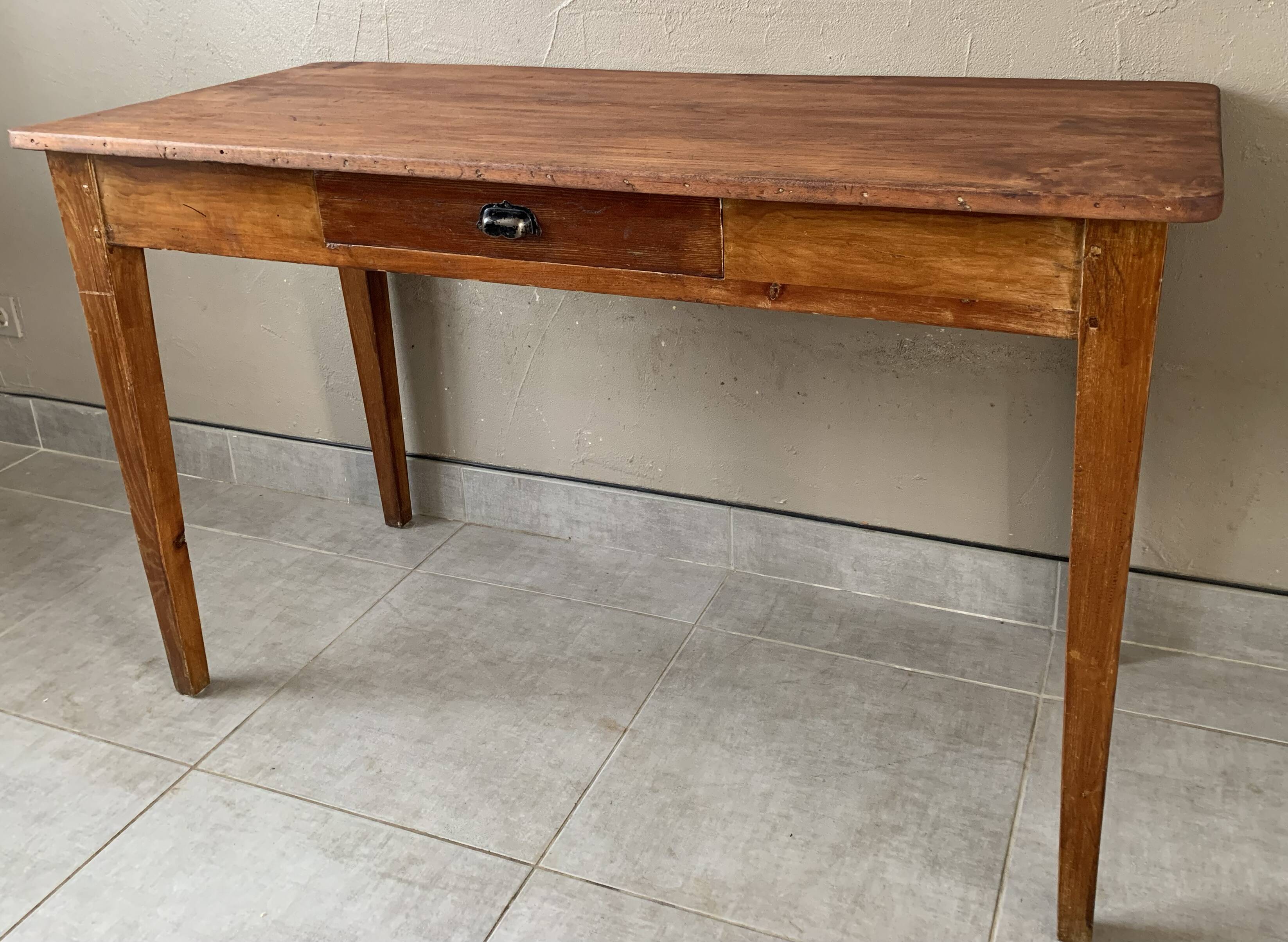 Vintage oak desk / table from the 1950s