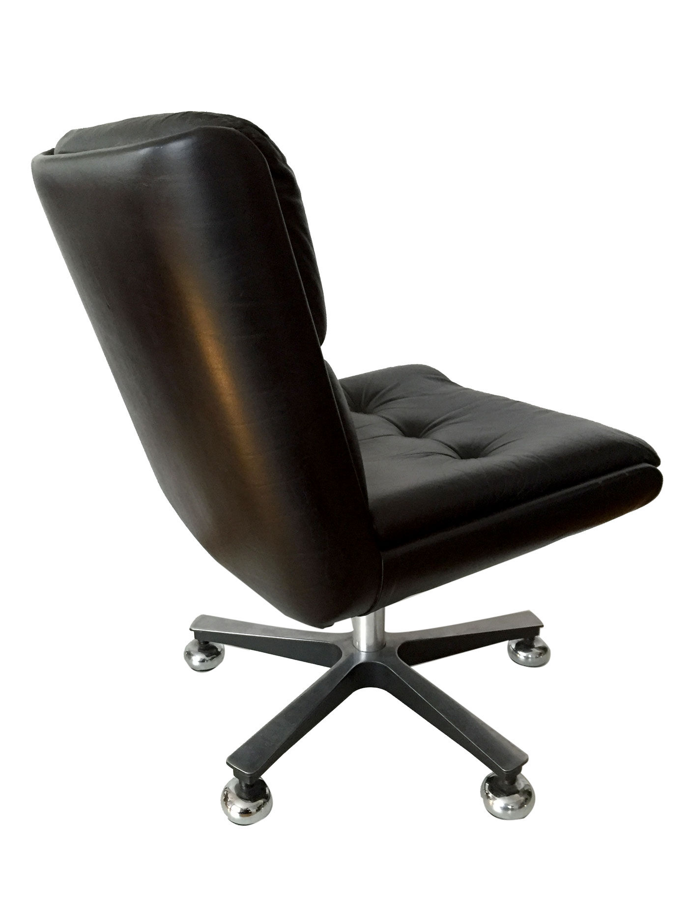 Cofemo leather armchair 1980