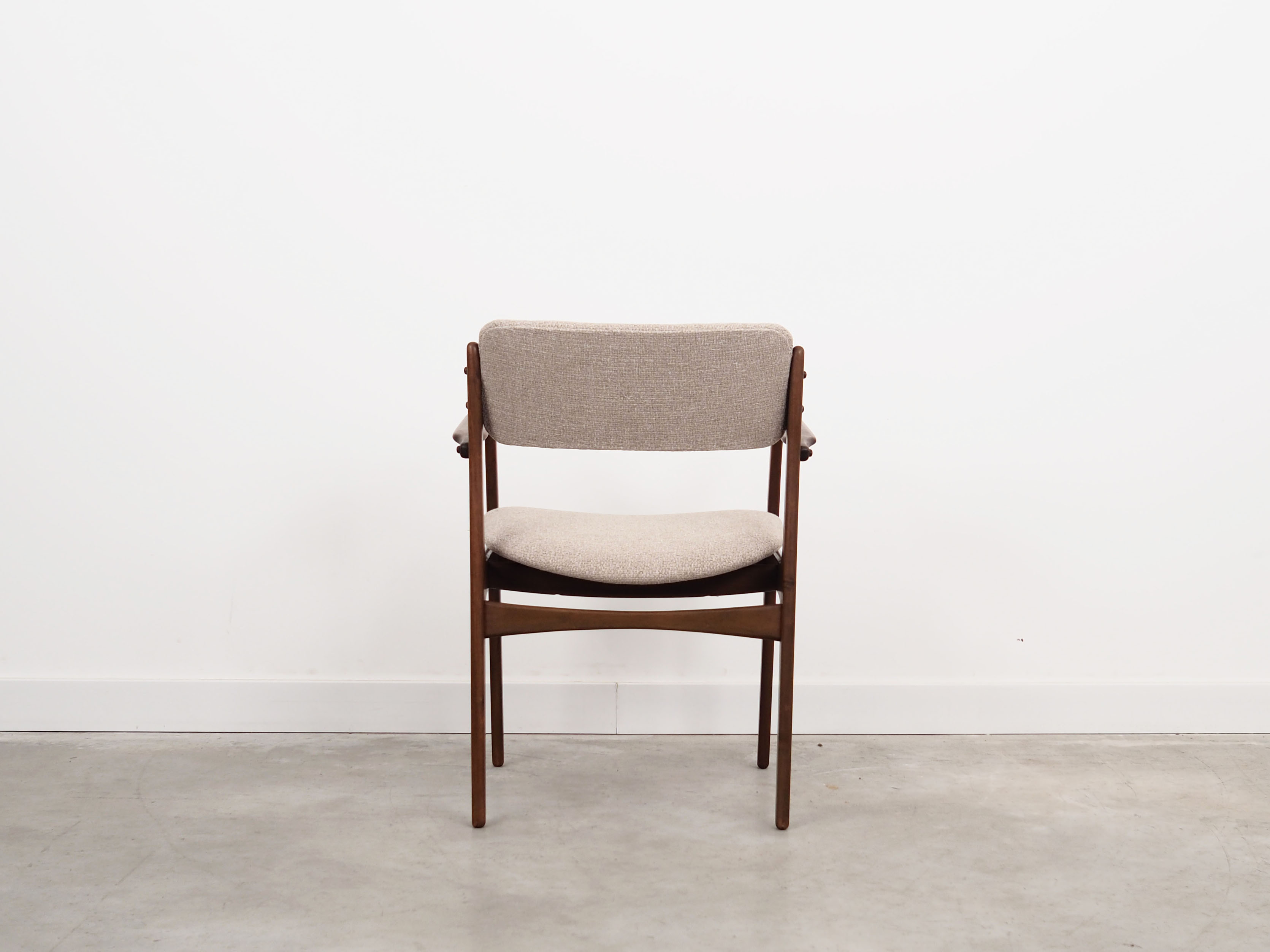 Walnut chairs, Danish design, 1960s, designer: Erik Buch