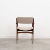 Walnut chairs, Danish design, 1960s, designer: Erik Buch