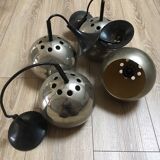 Light hanging chrome balls