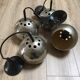 Suspensions boules chromé