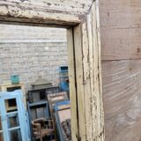 Burmese teak mirror